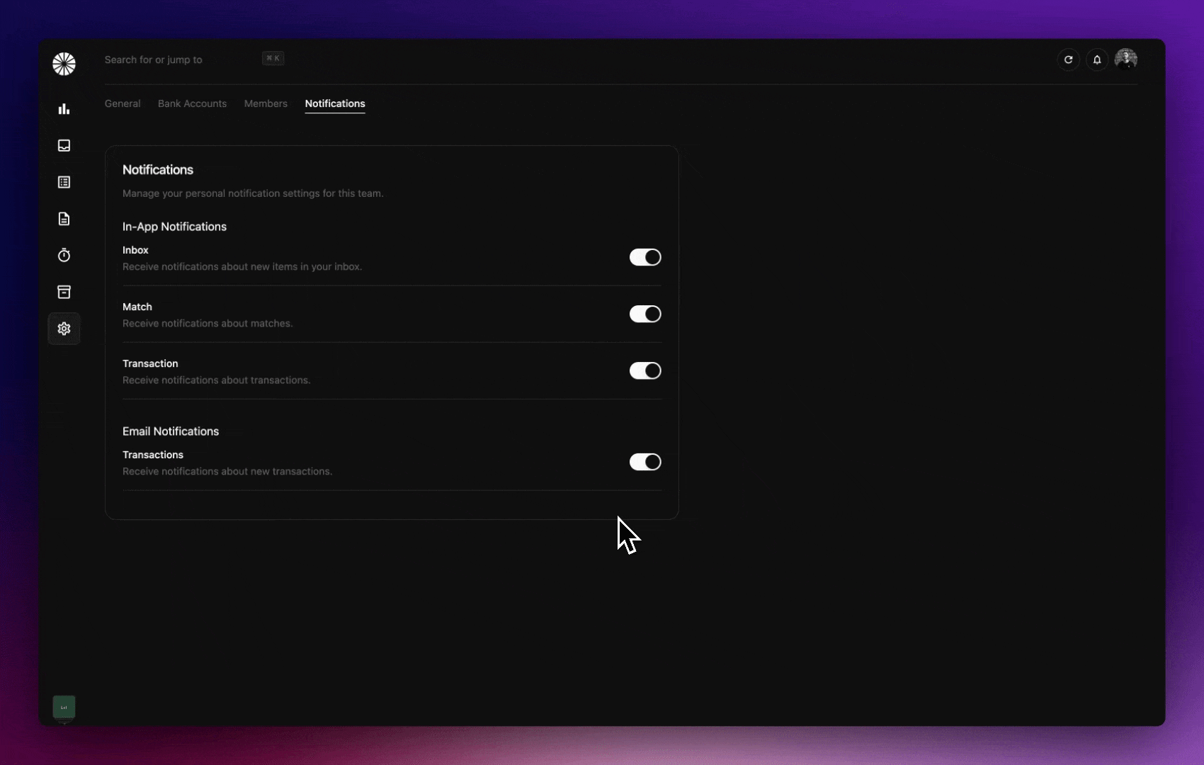 Dino - In App Notifications
